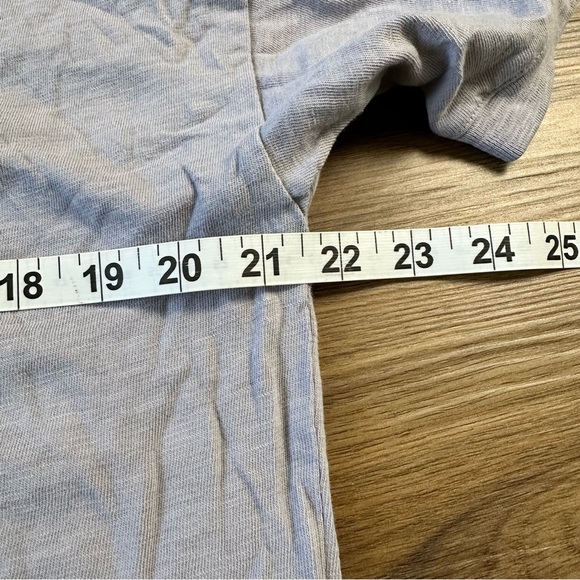 Madewell Relaxed Henley T-Shirt Short Sleeve Cotton V-Neck Casual Purple Medium - Picture 8 of 10